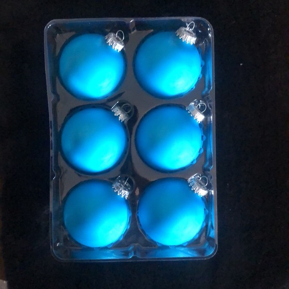 The Christmas Shoppe “Turquoise” Ornaments - Picture 2 of 2